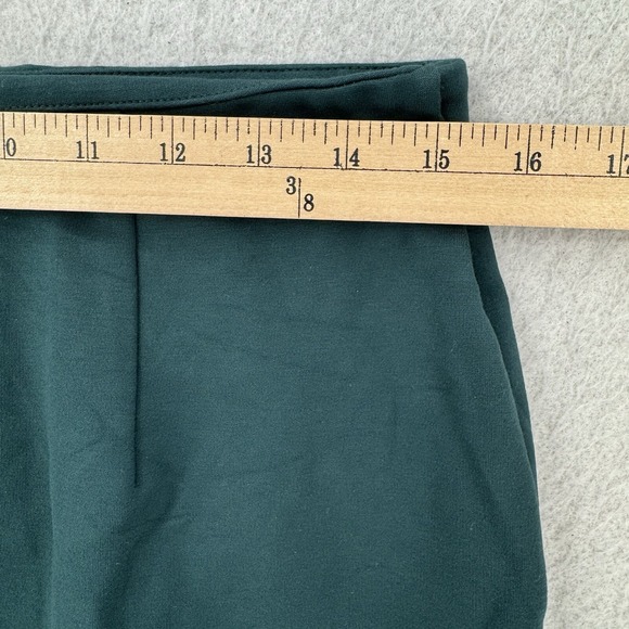 NWT Marc New York Skirt Womens Medium Green Faux Wrap Buckle Stretch Pencil - Picture 5 of 9